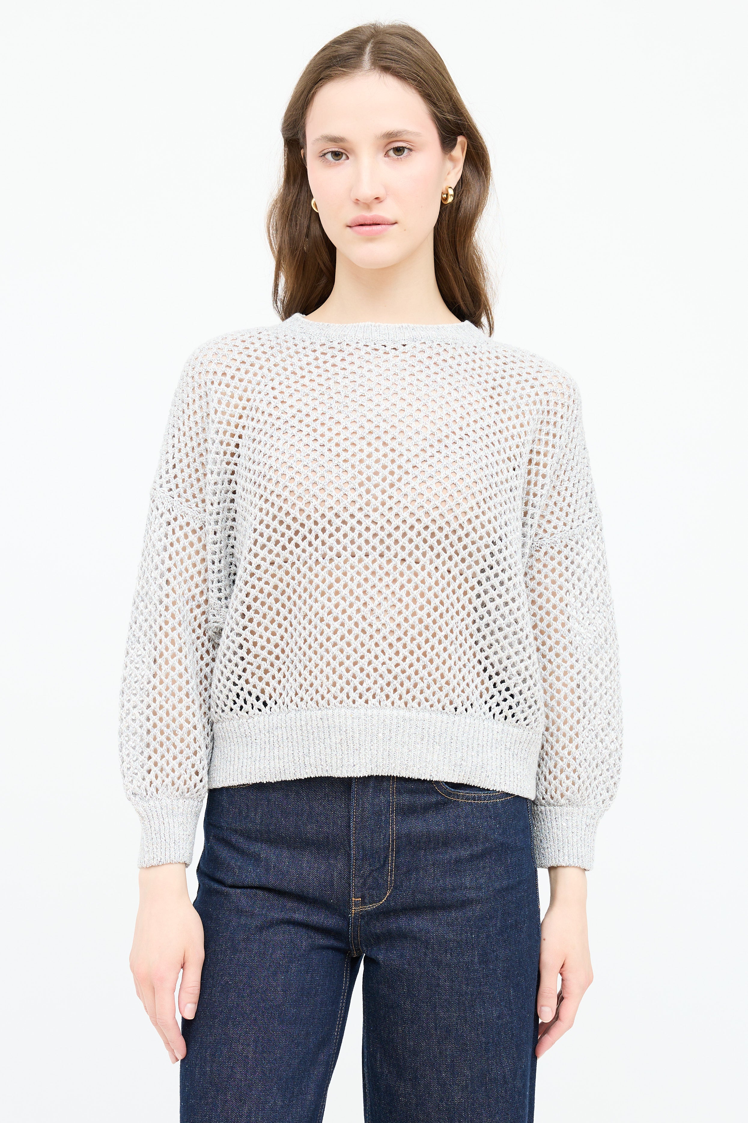 Brunello Cucinelli Knit Sparkle Sweater