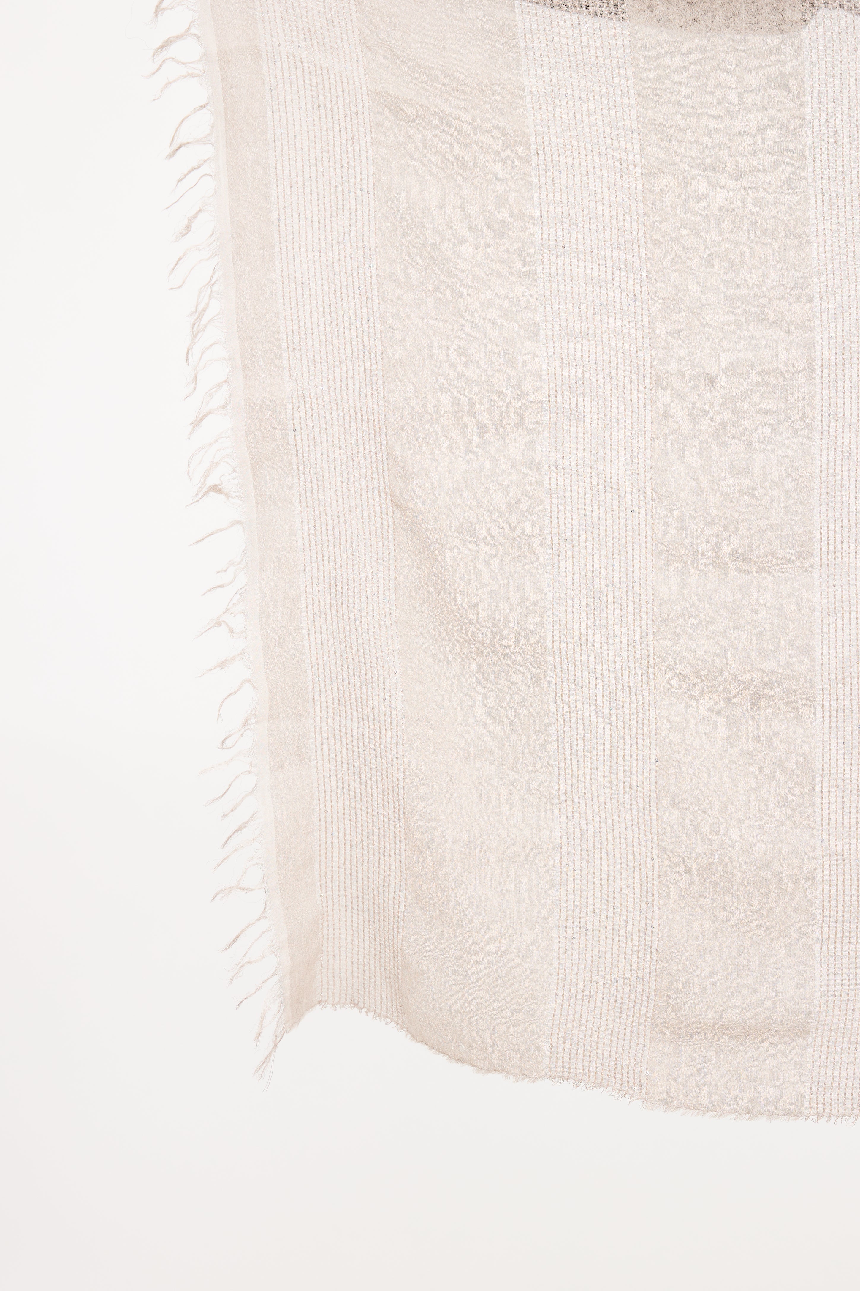Brunello Cucinelli Sequin Fray Scarf