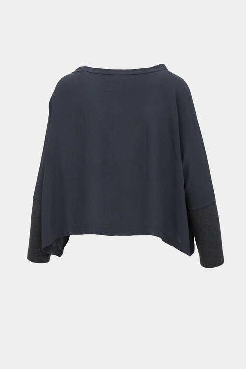 Brunello Cucinelli Silk Panelled Top