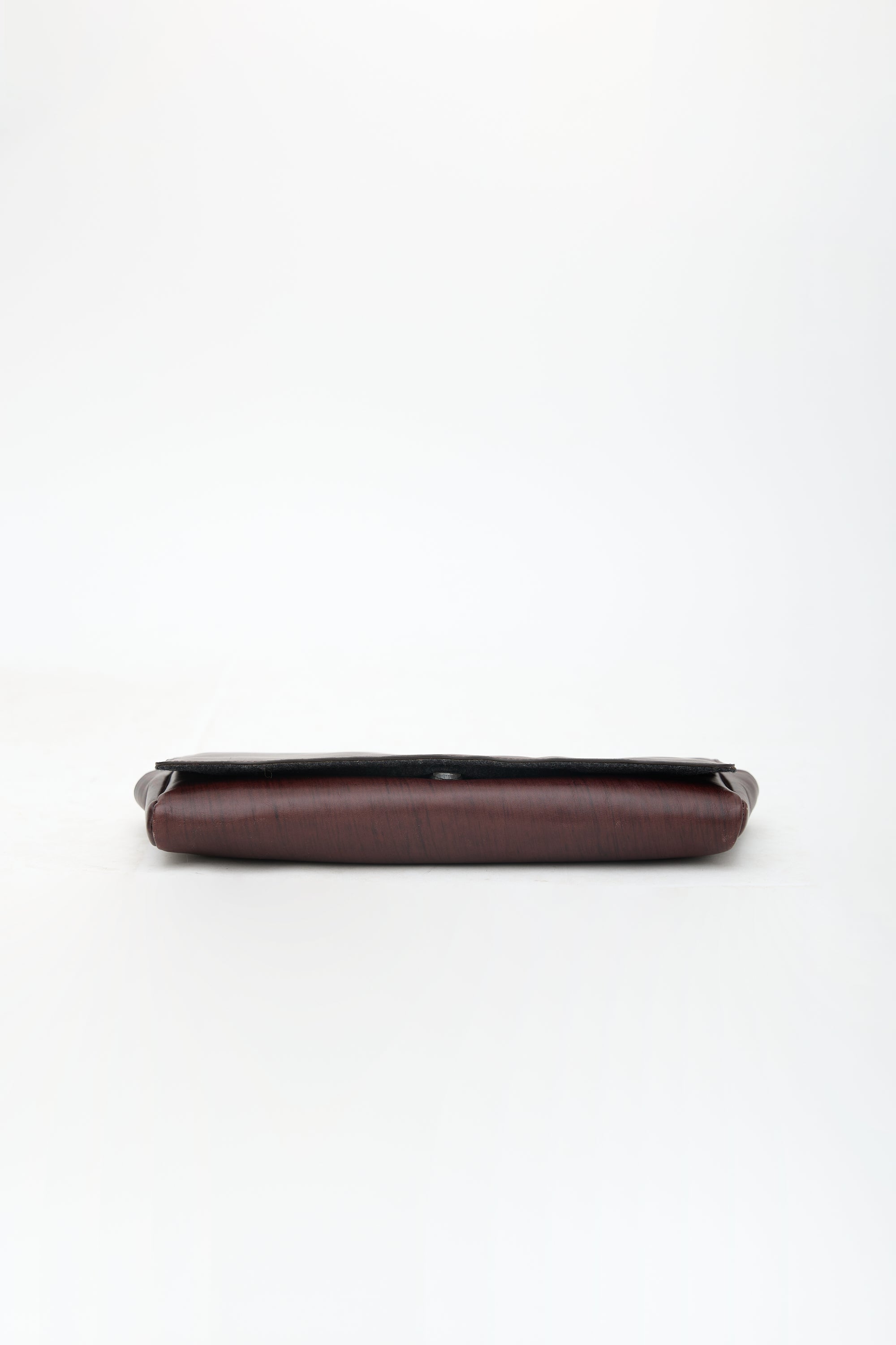 Brunello Cucinelli Leather Beaded Strap Clutch
