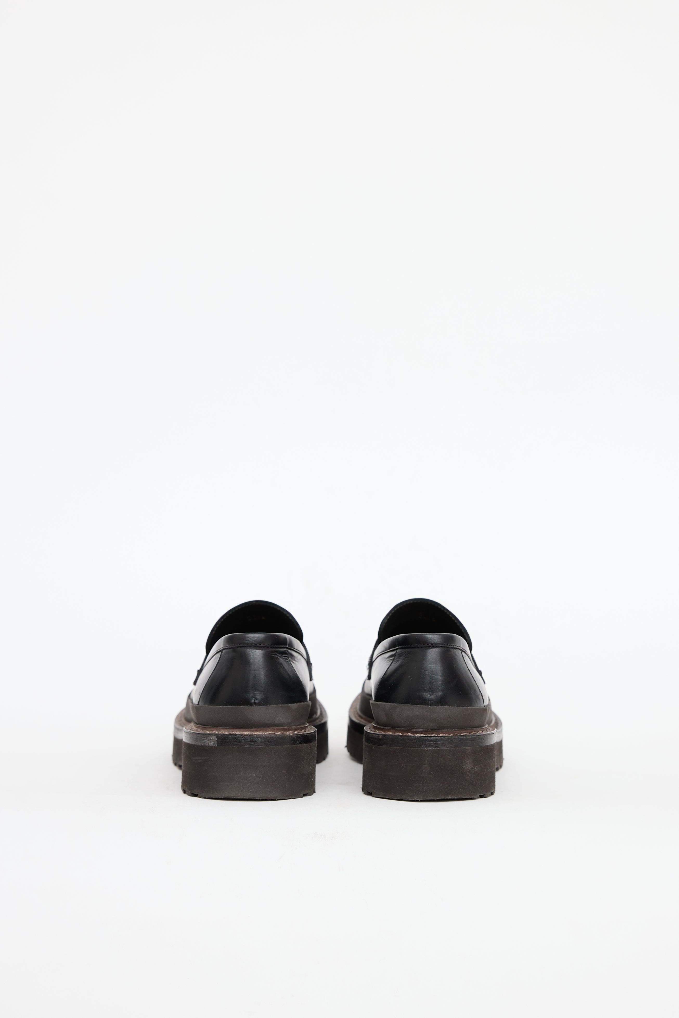 Brunello Cucinelli Leather Monili Loafer