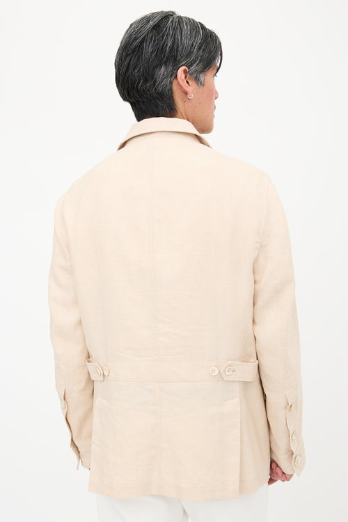 Brunello Cucinelli Linen & Wool Field Jacket