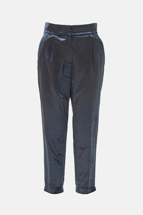 Brunello Cucinelli Velvet Tapered Pant