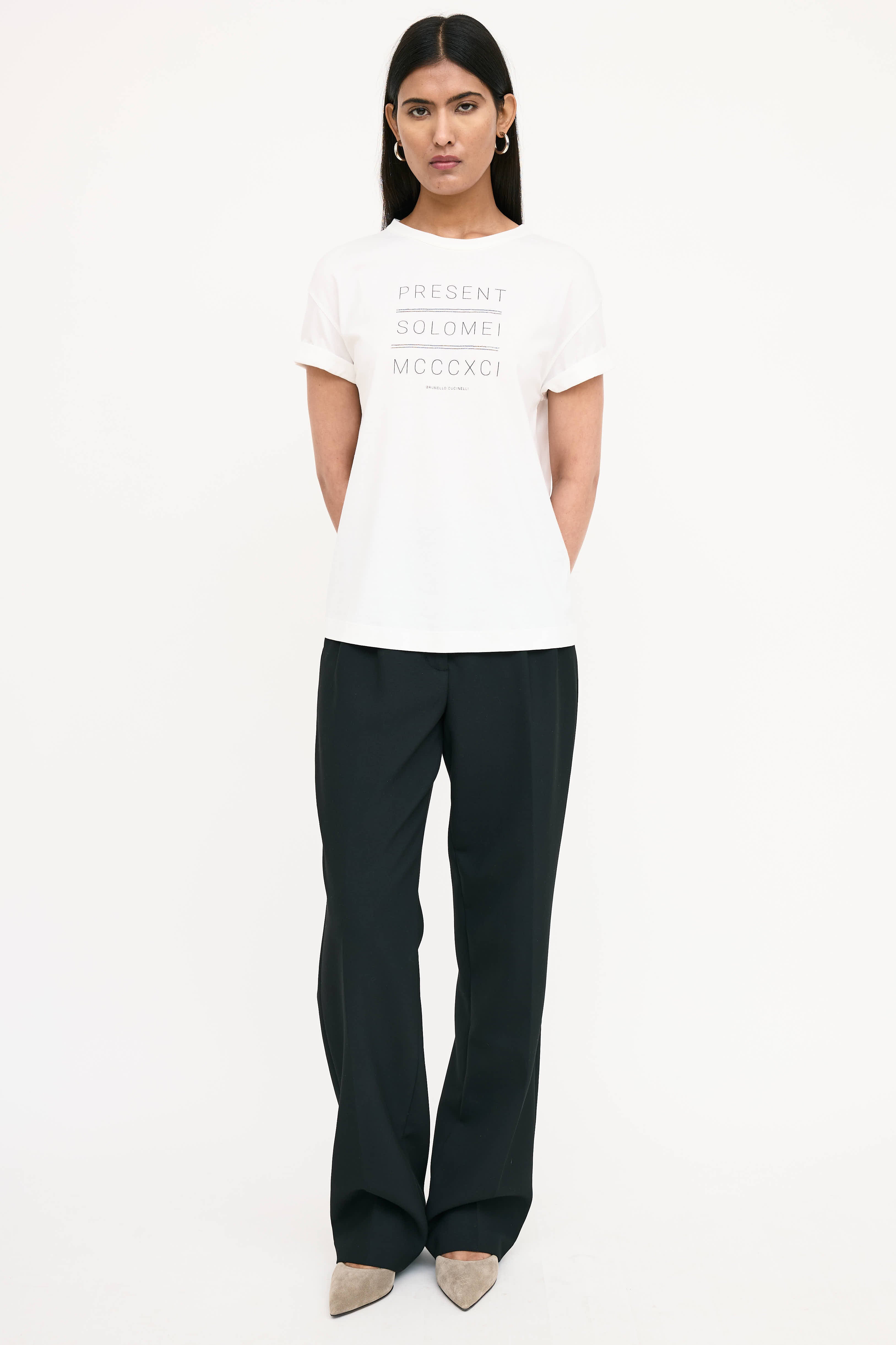 Brunello Cucinelli Present Monili Logo T-Shirt