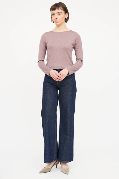 Brunello Cucinelli Cashmere Sparkly Top