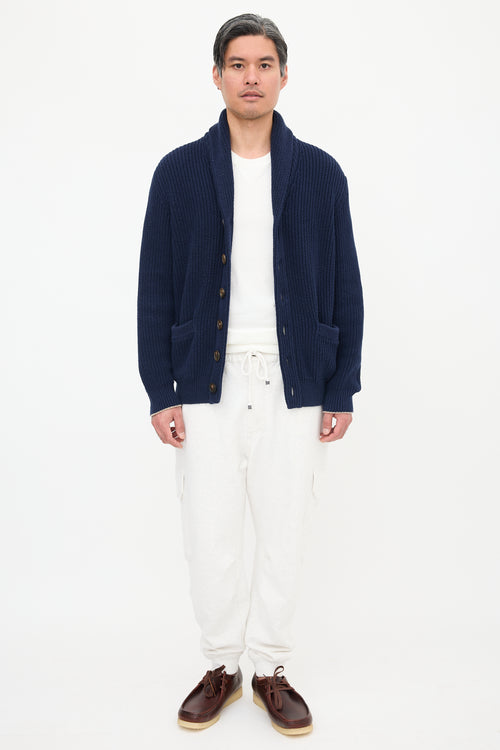 Brunello Cucinelli Rib Knit Cardigan
