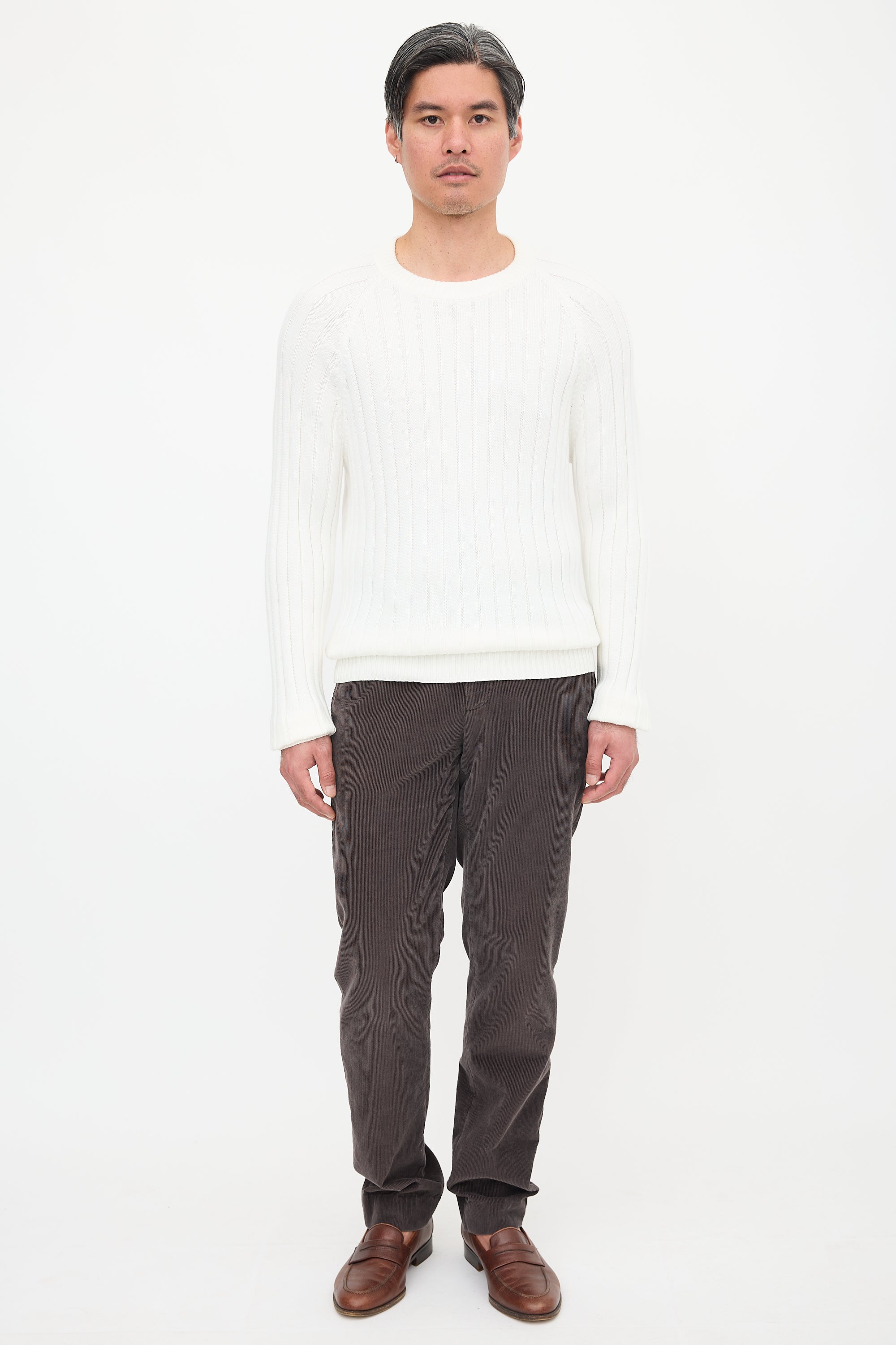 Brunello Cucinelli Rib Knit Sweater