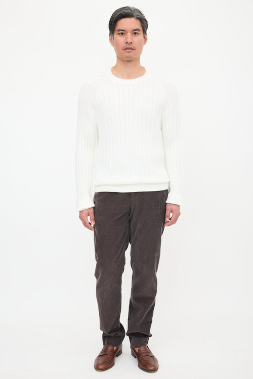 Brunello Cucinelli Rib Knit Sweater