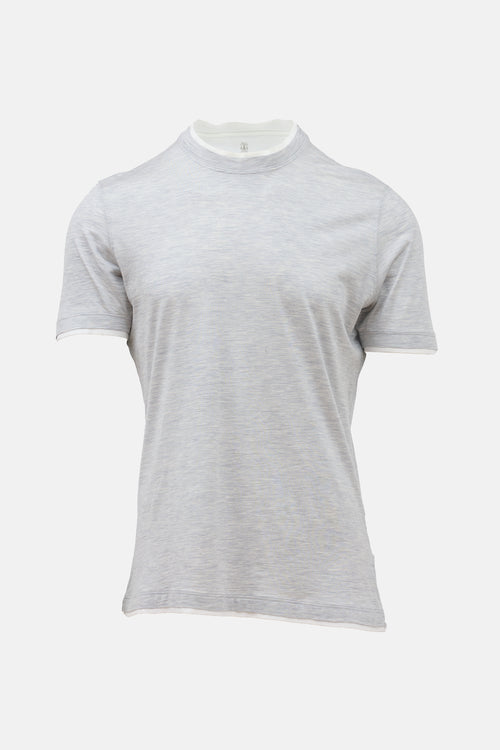 Brunello Cucinelli Slim Fit Layered T-Shirt