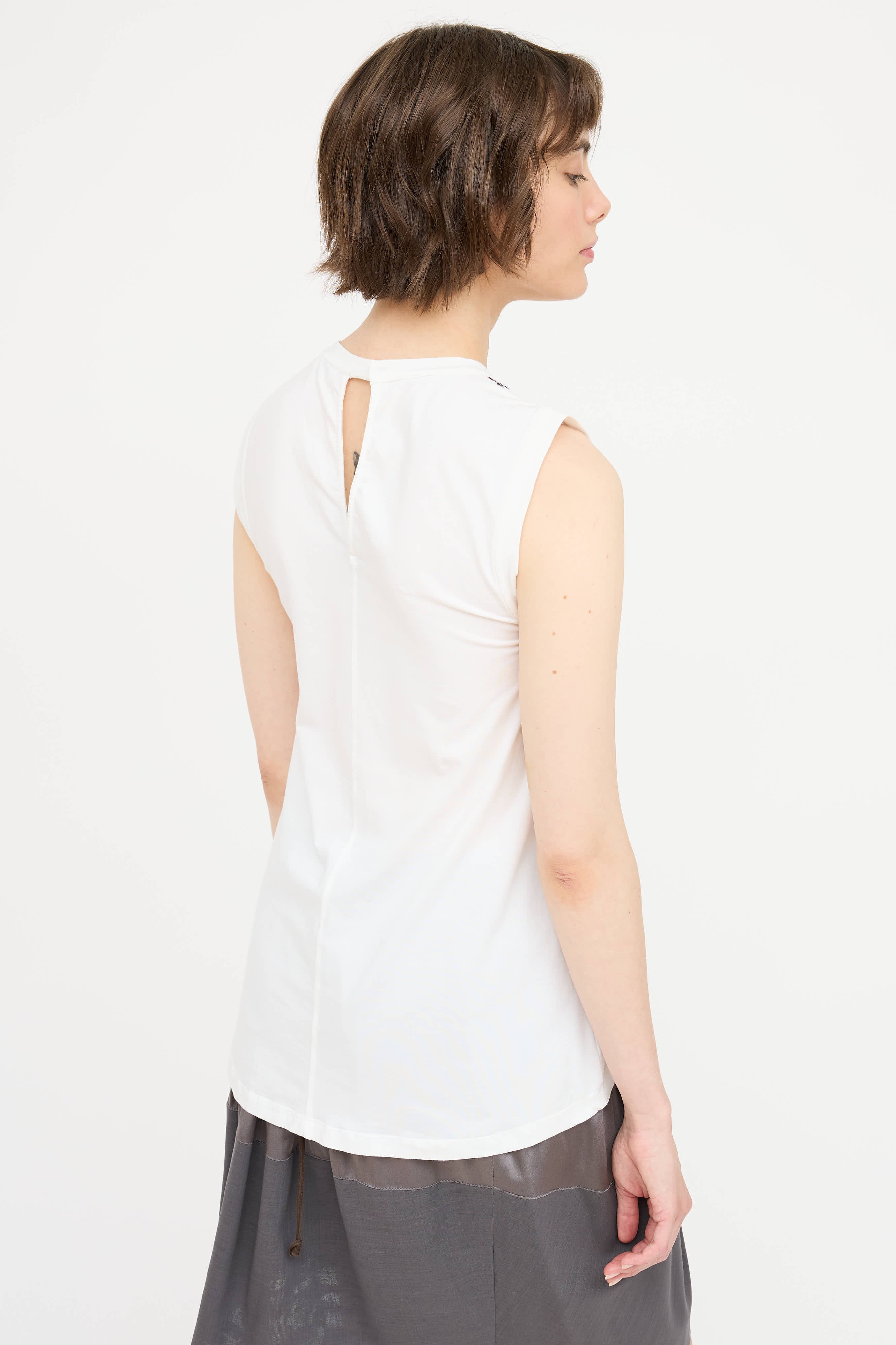 Brunello Cucinelli Cucinelli Sequin Sleeveless Top