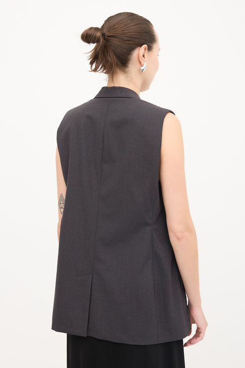 Brunello Cucinelli Wool Embellished Vest