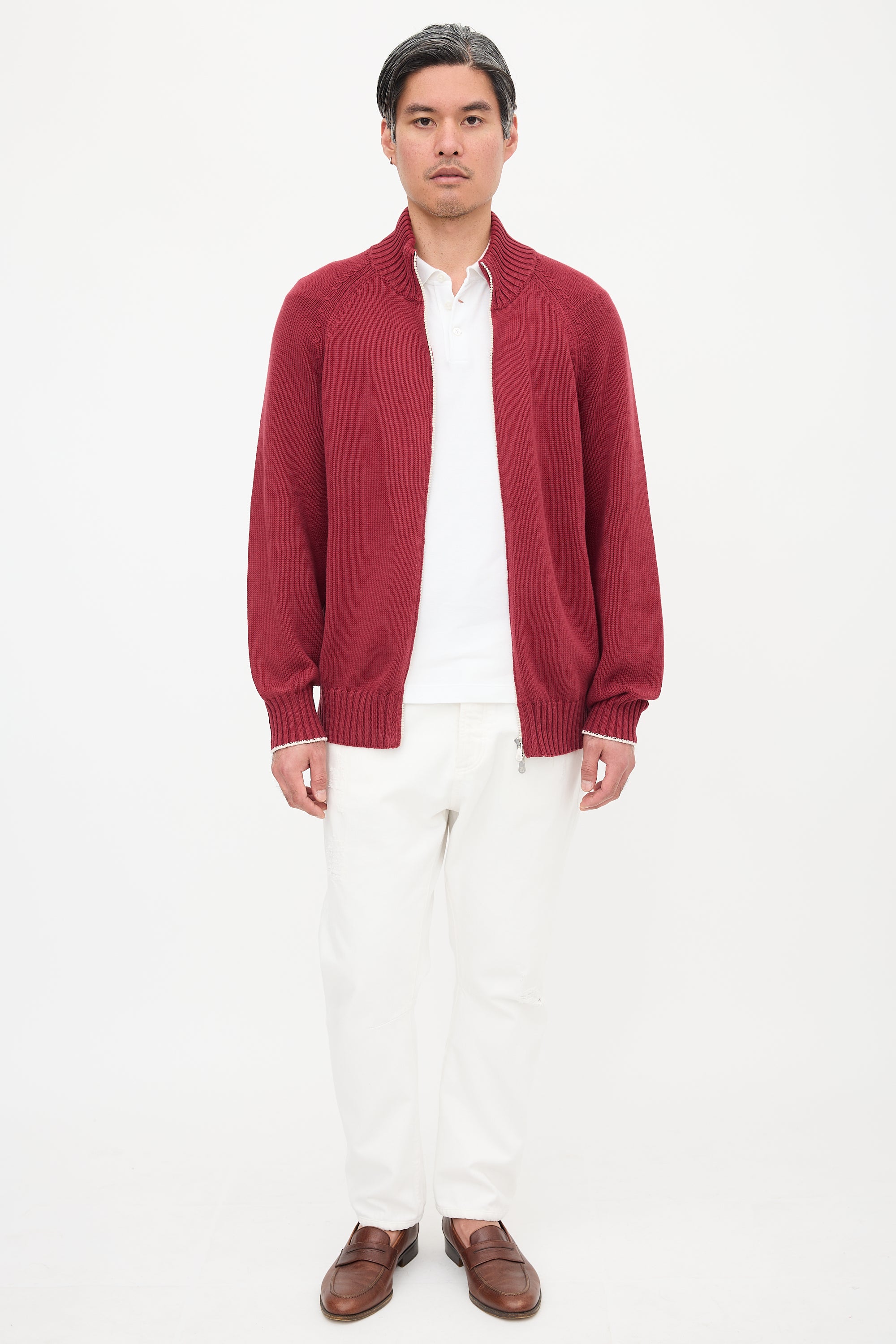 Brunello Cucinelli Zip Cardigan