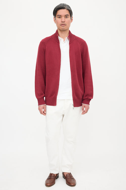 Brunello Cucinelli Zip Cardigan