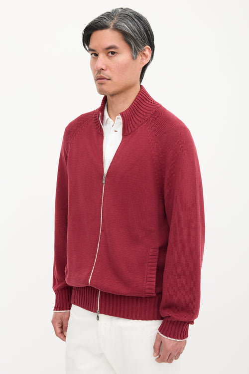 Brunello Cucinelli Zip Cardigan