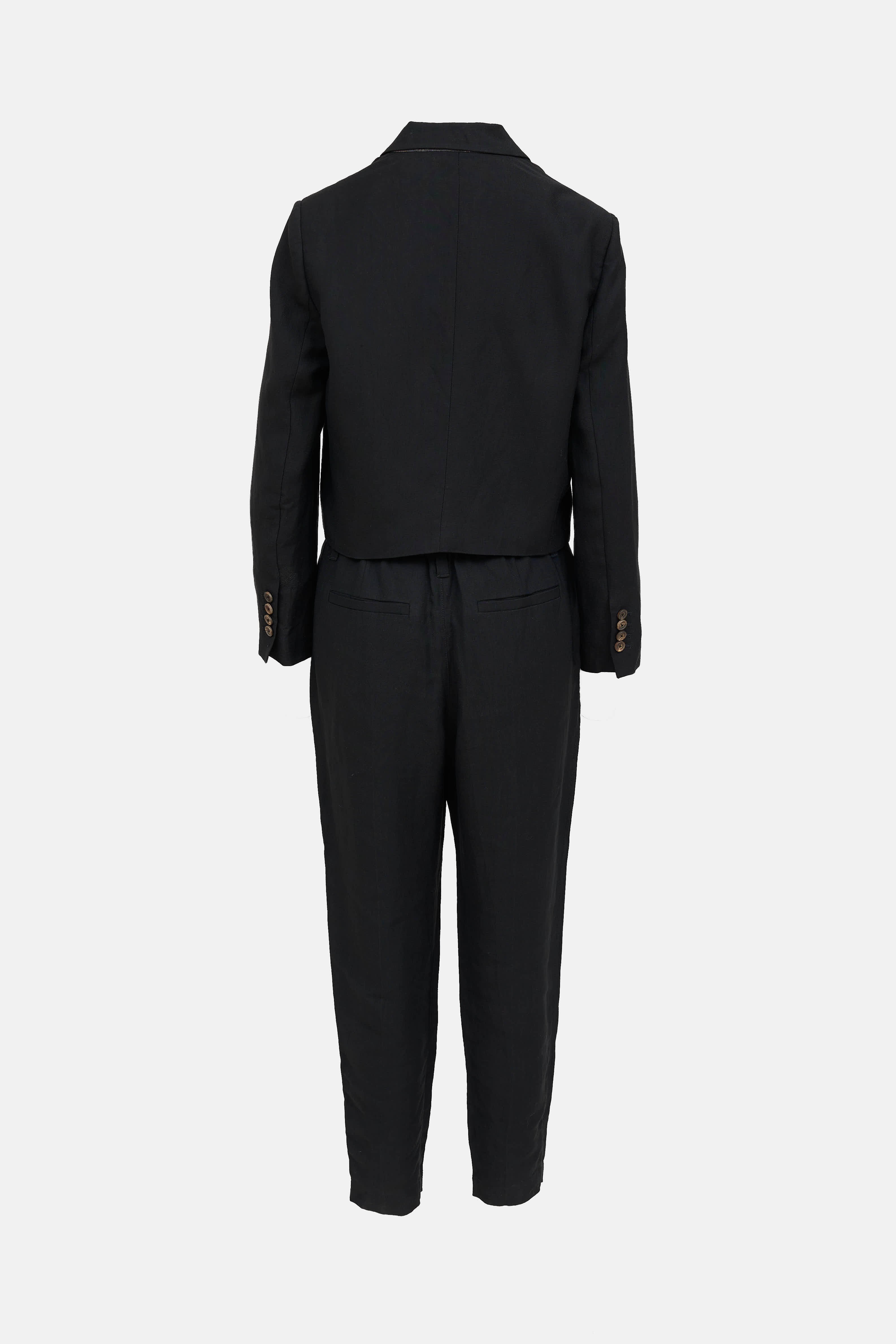 Brunello Cucinelli Cropped Co-Ord Set