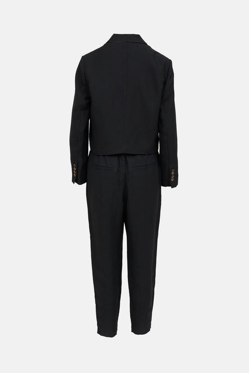 Brunello Cucinelli Cropped Co-Ord Set