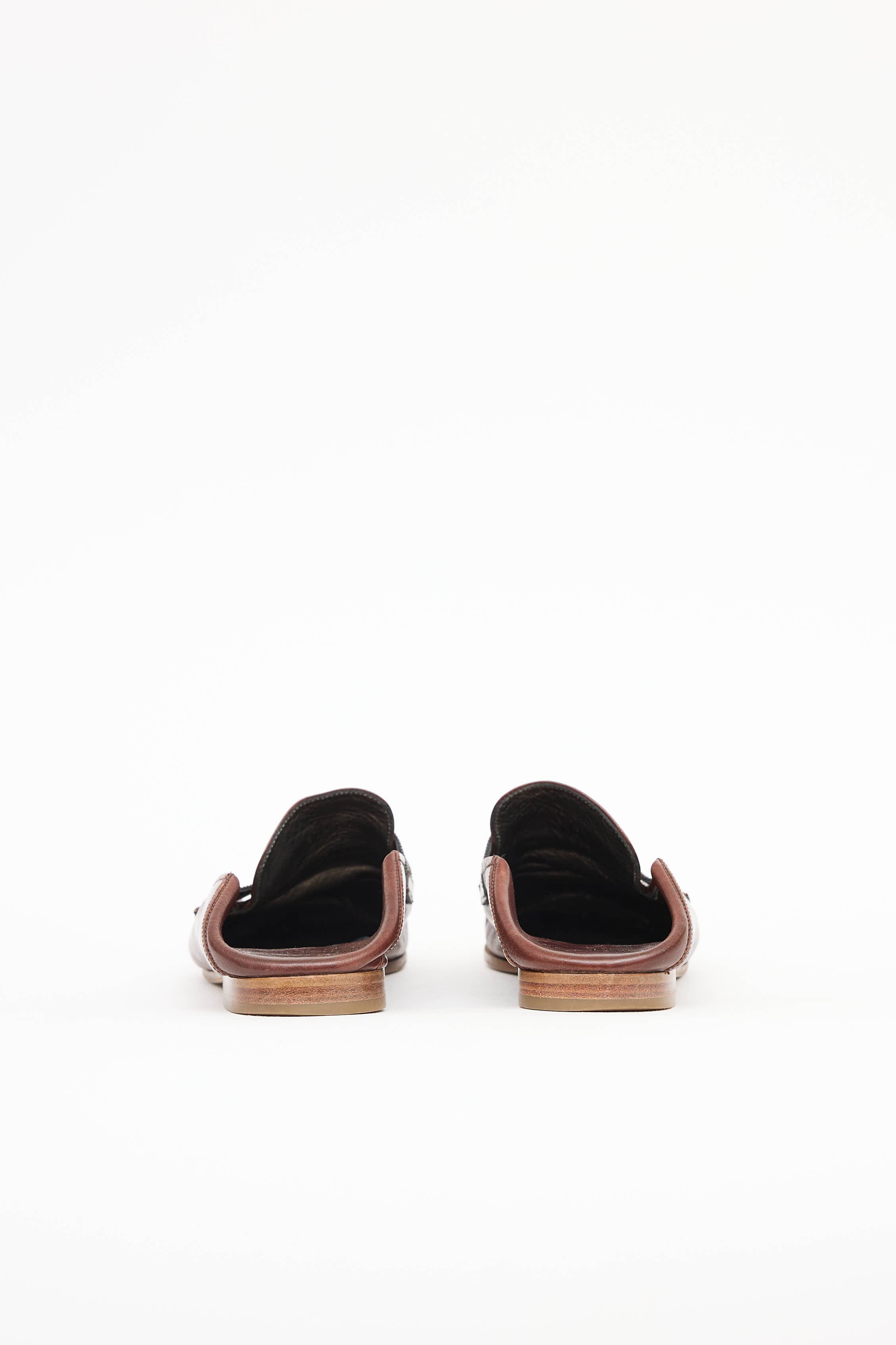 Brunello CucinelliLeather Monili Mule