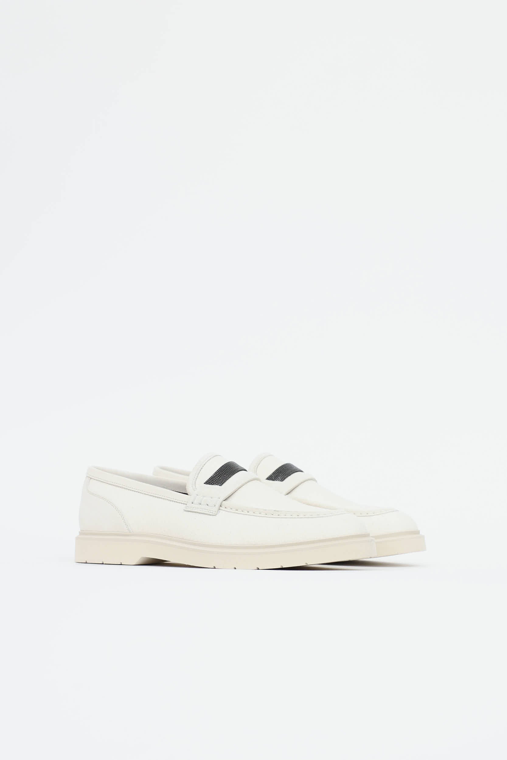 Brunello Cucinelli Monili Trim Loafer