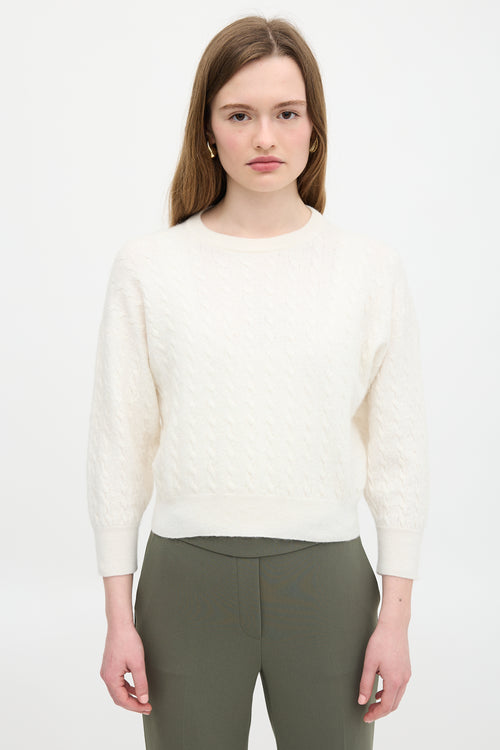 Brunello Cucinelli Cable Knit Monili Sweater