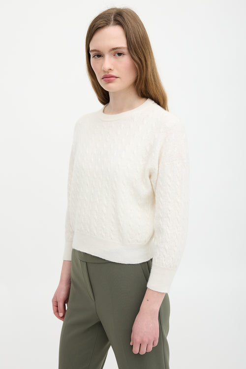 Brunello Cucinelli Cable Knit Monili Sweater