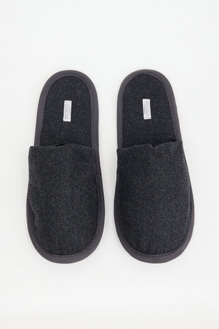 Brunello Cucinelli Cashmere Blanket & Slipper Set