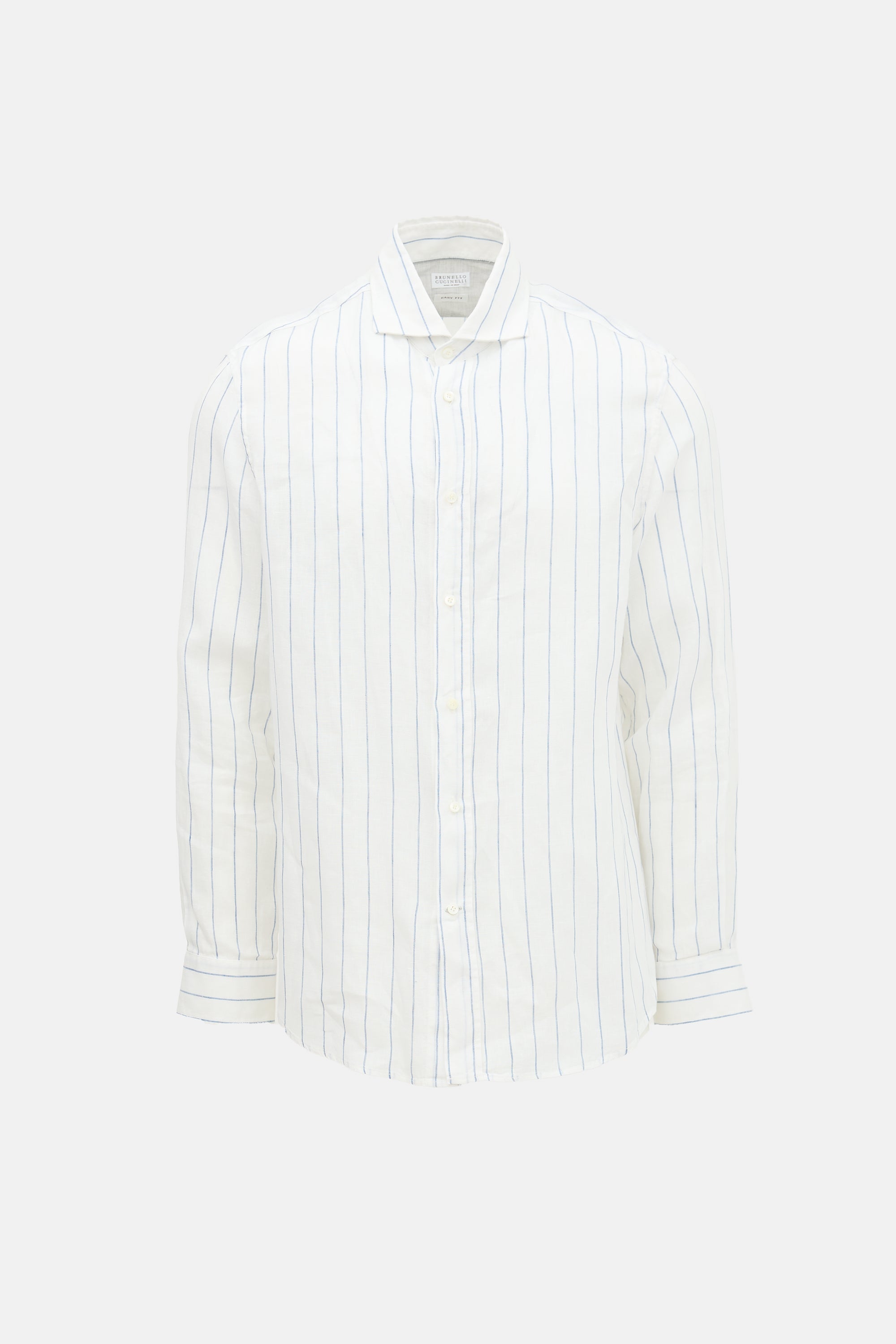 Brunello Cucinelli Linen Stripe Shirt