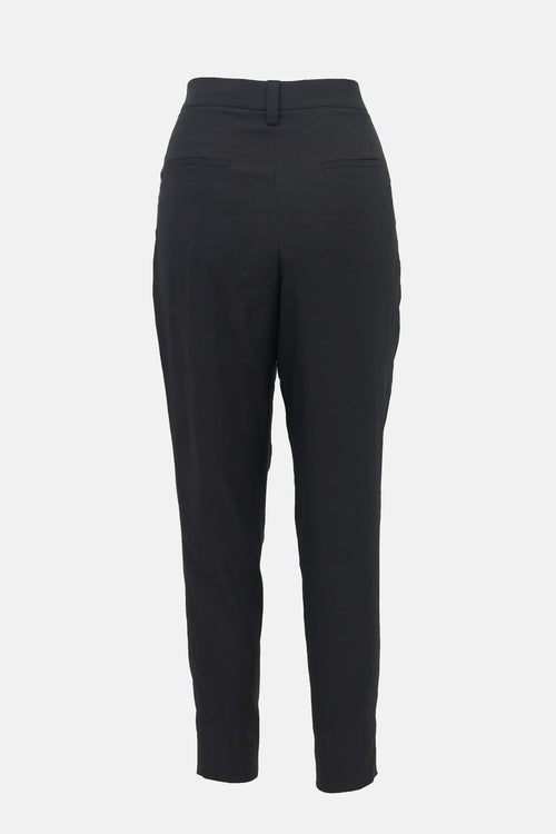 Brunello Cucinelli Silk Panel Tapered Trouser