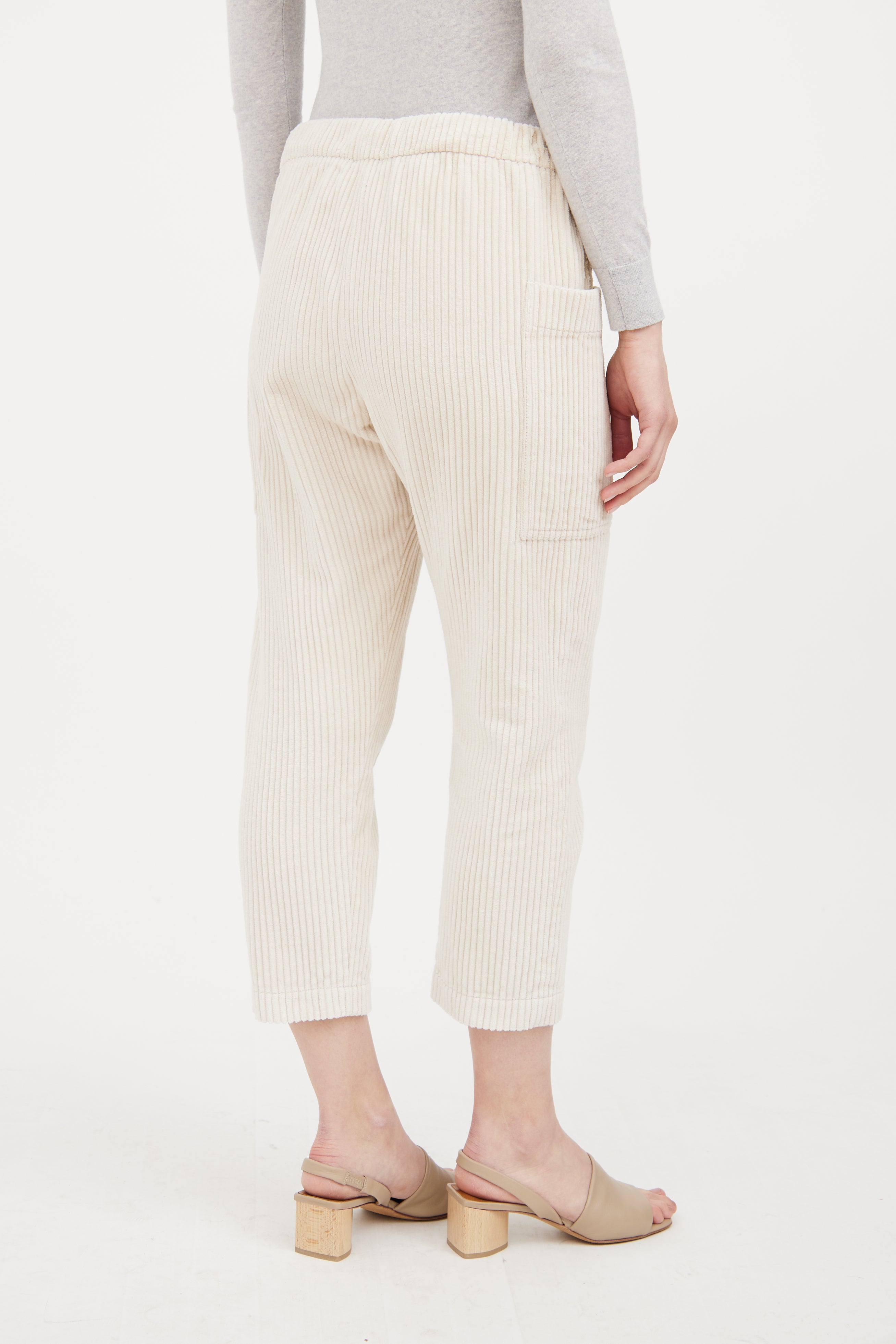 Beige Corduroy Pant