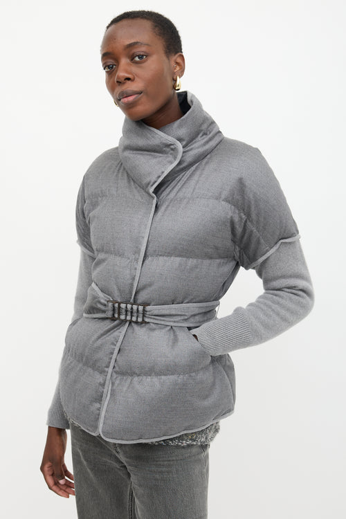 Brunello Cucinelli Wool Puffer Jacket