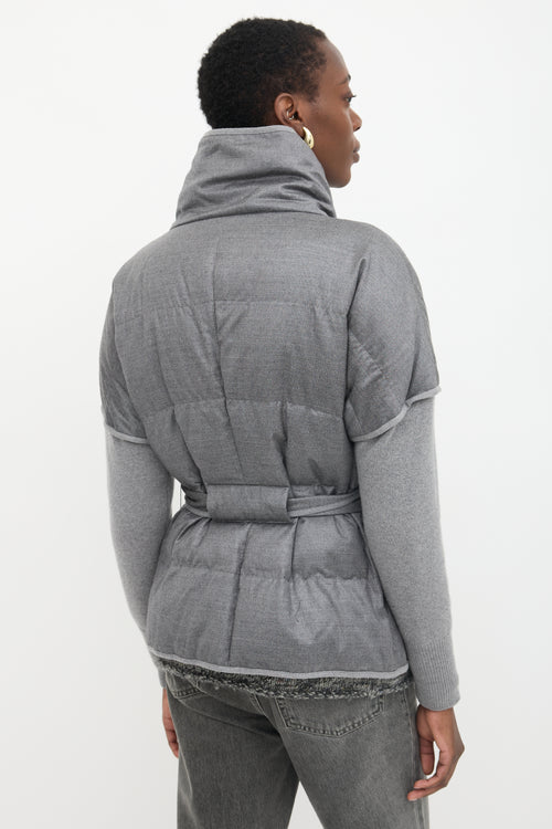 Brunello Cucinelli Wool Puffer Jacket