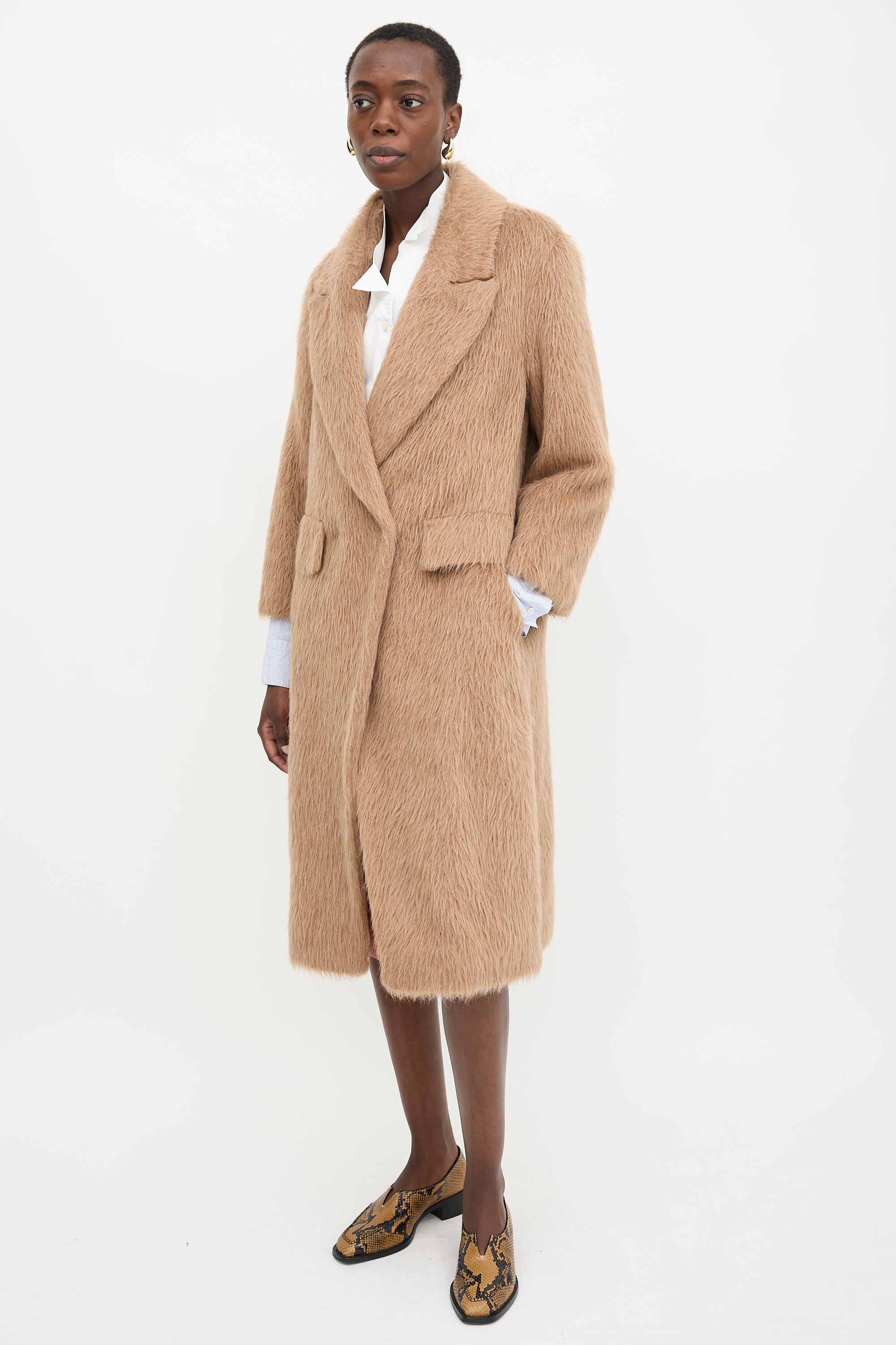 Dorothee Schumacher Fluffy Wool Coat