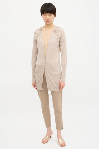 Brunello Cucinelli X Bergdorf Cashmere & Silk Cardigan