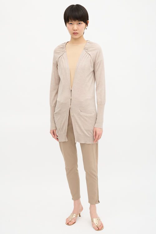 Brunello Cucinelli X Bergdorf Cashmere & Silk Cardigan