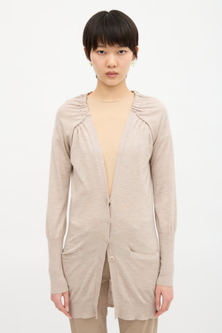 Brunello Cucinelli X Bergdorf Cashmere & Silk Cardigan