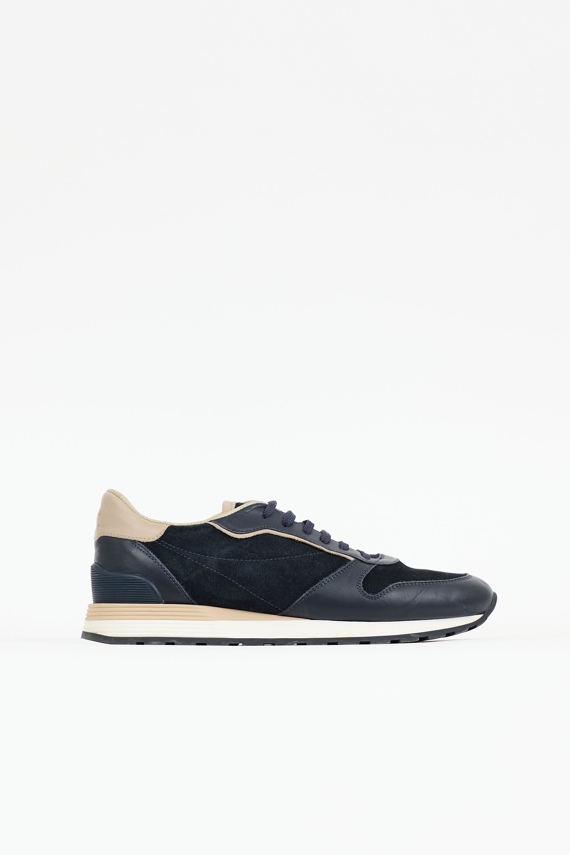 Brunello Cucinelli Suede & Leather Sneaker