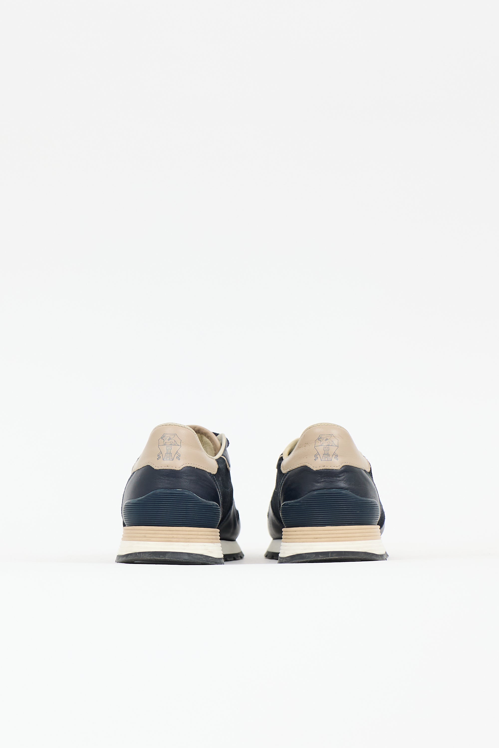 Brunello Cucinelli Suede & Leather Sneaker