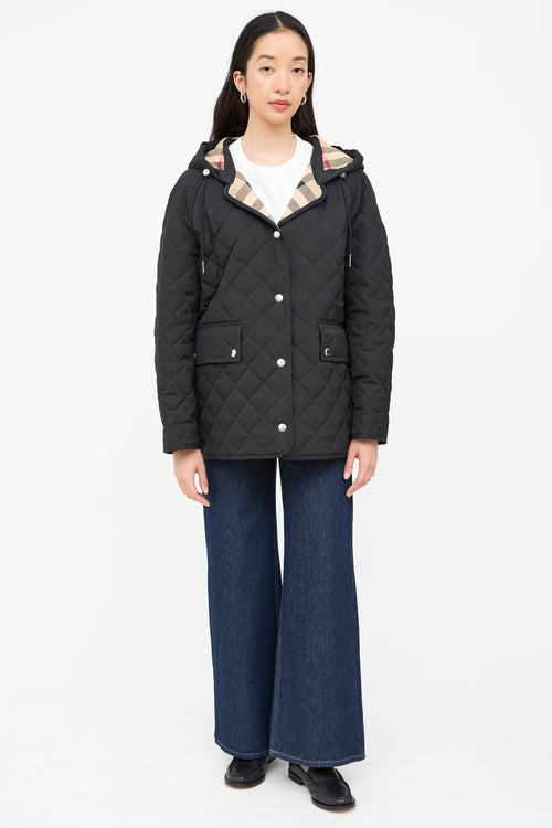 Burberry Hooded Quilted Padded Jacket