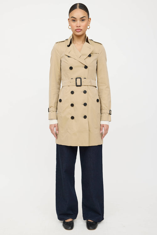 Burberry Double Breasted Trench Coat