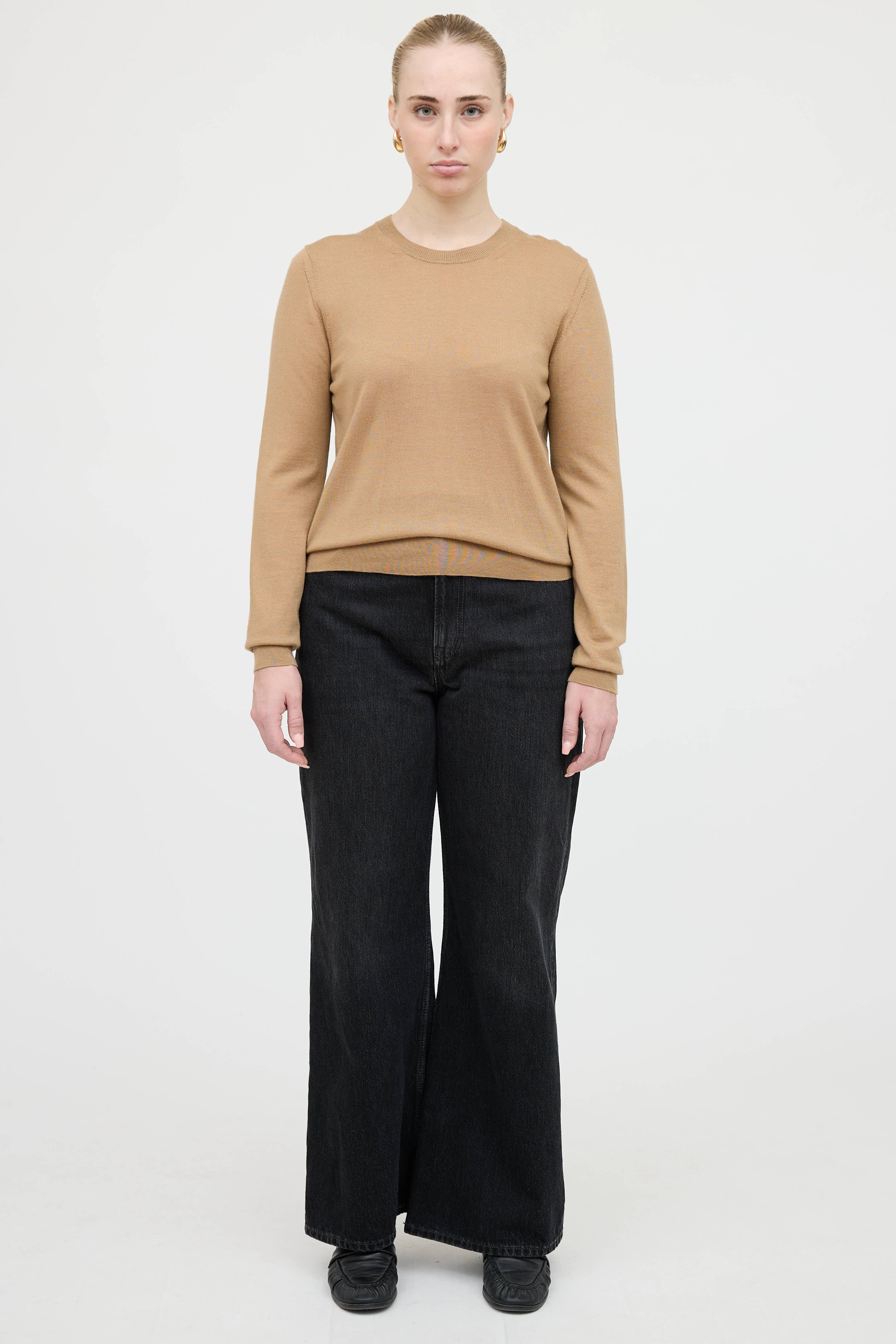 Burberry Wool Check Patch Sweater