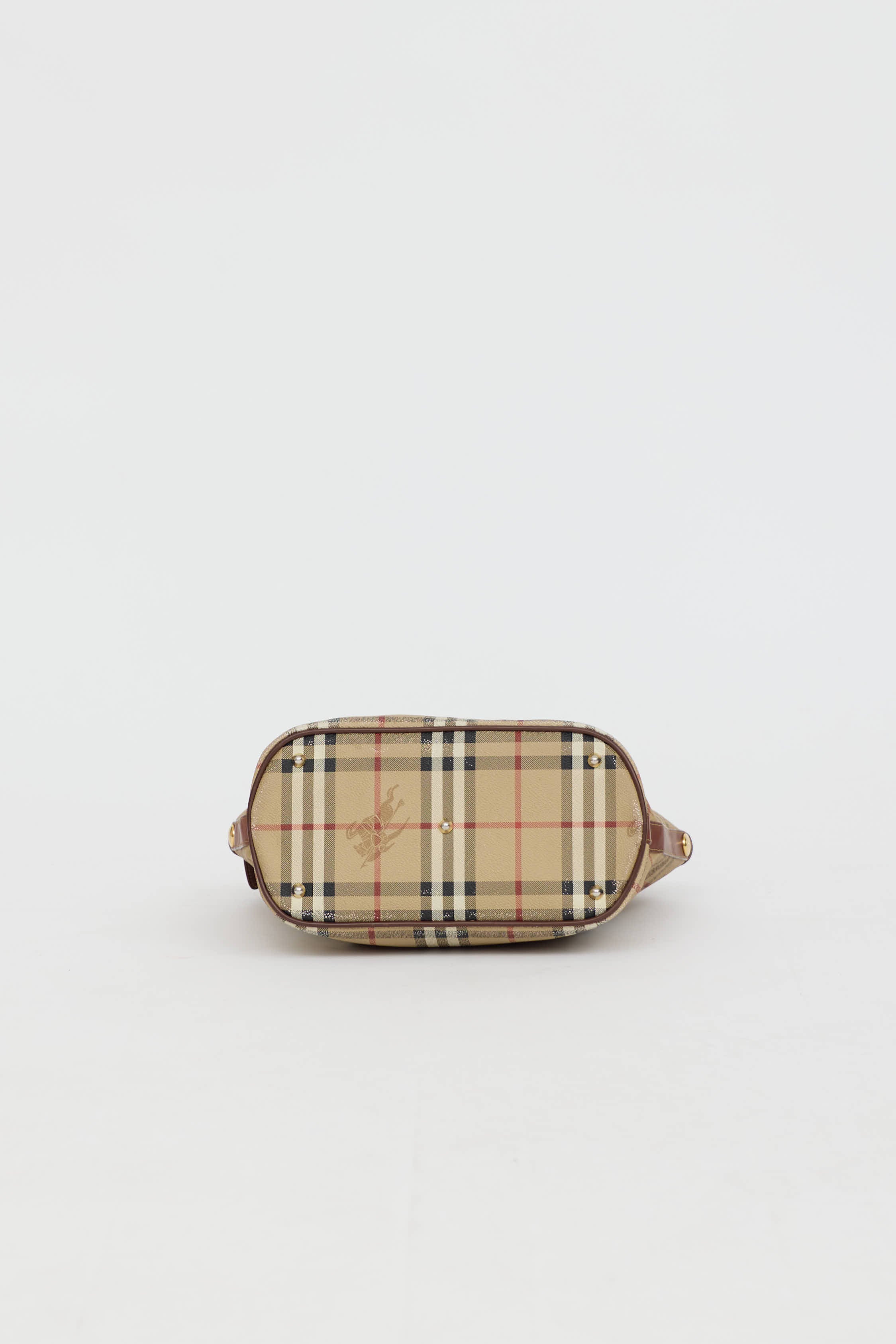 Burberry Vintage Haymarket Shoulder Bag