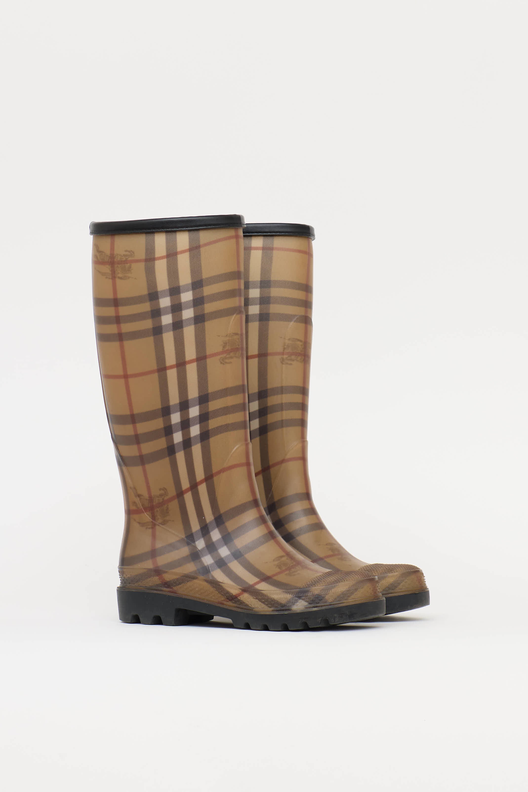Burberry Haymarket Rain Boot