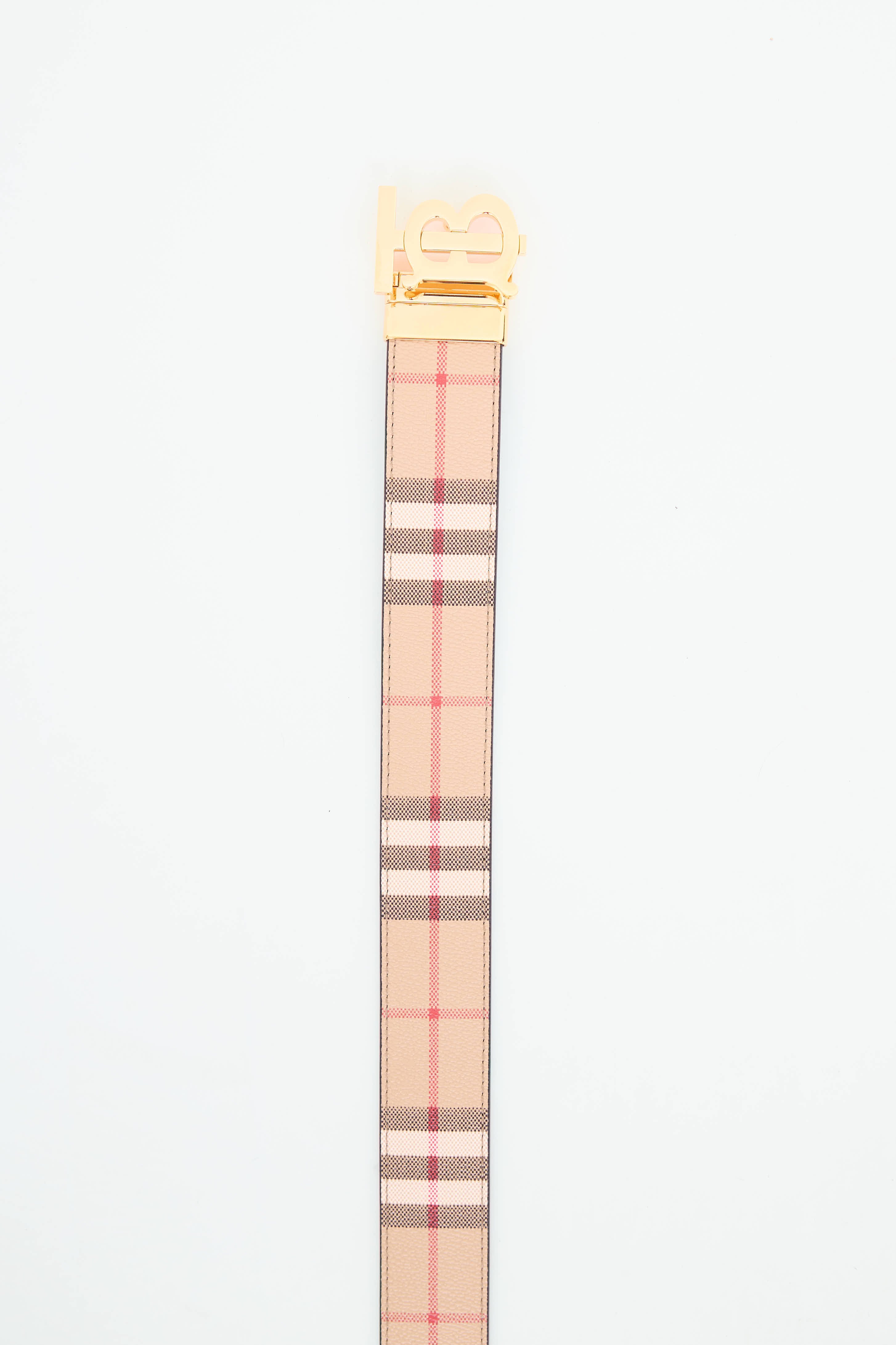 Burberry Reversible Check TB Belt