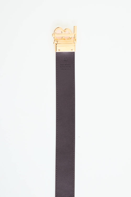 Burberry Reversible Check TB Belt