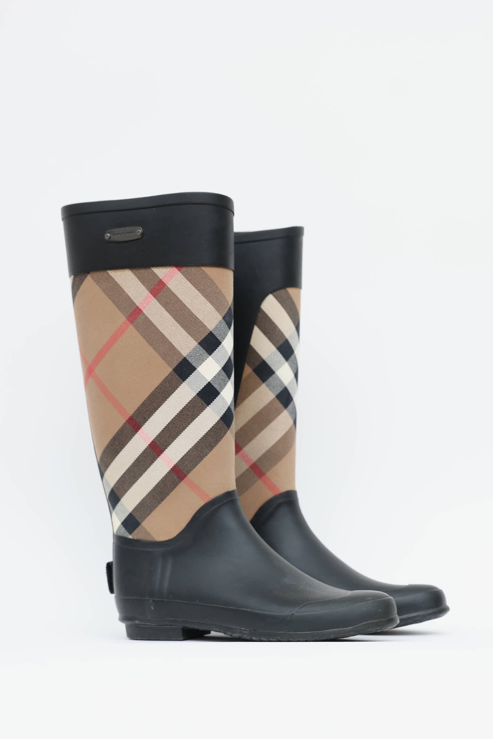 Burberry Nova Check Rain Boot