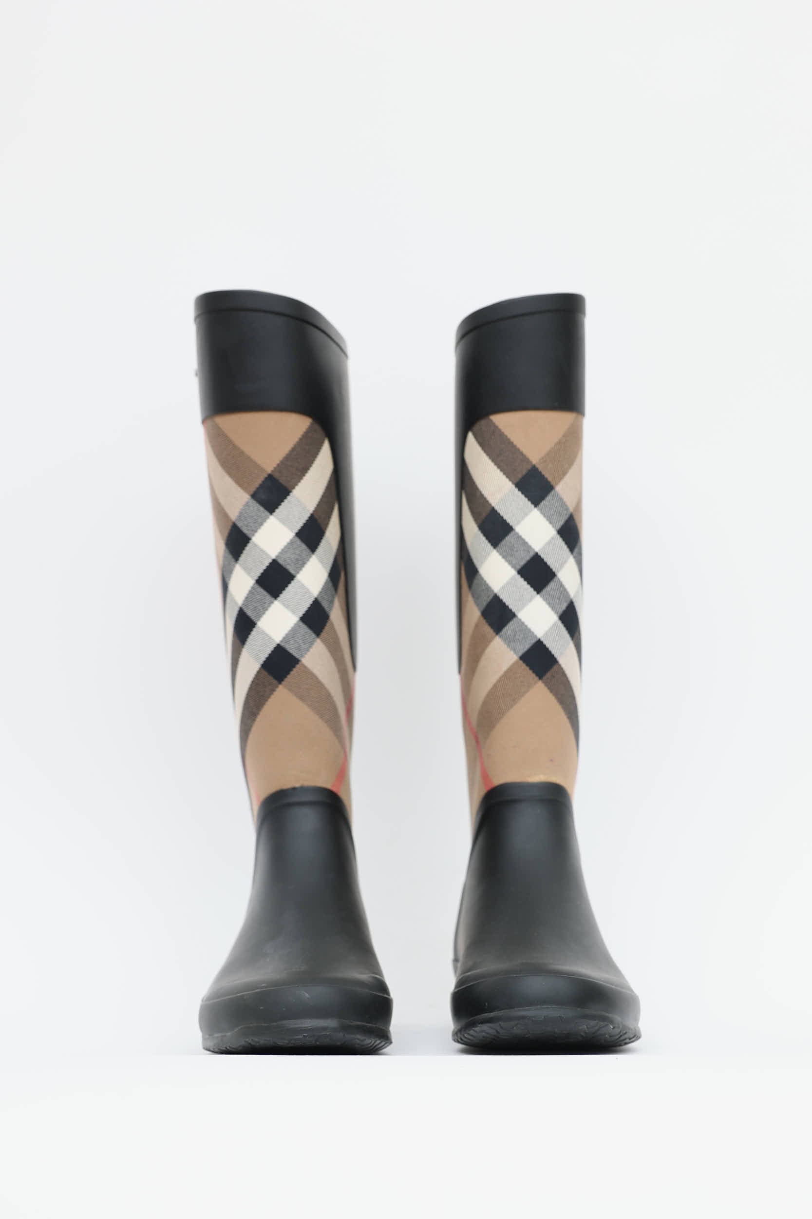 Burberry Nova Check Rain Boot