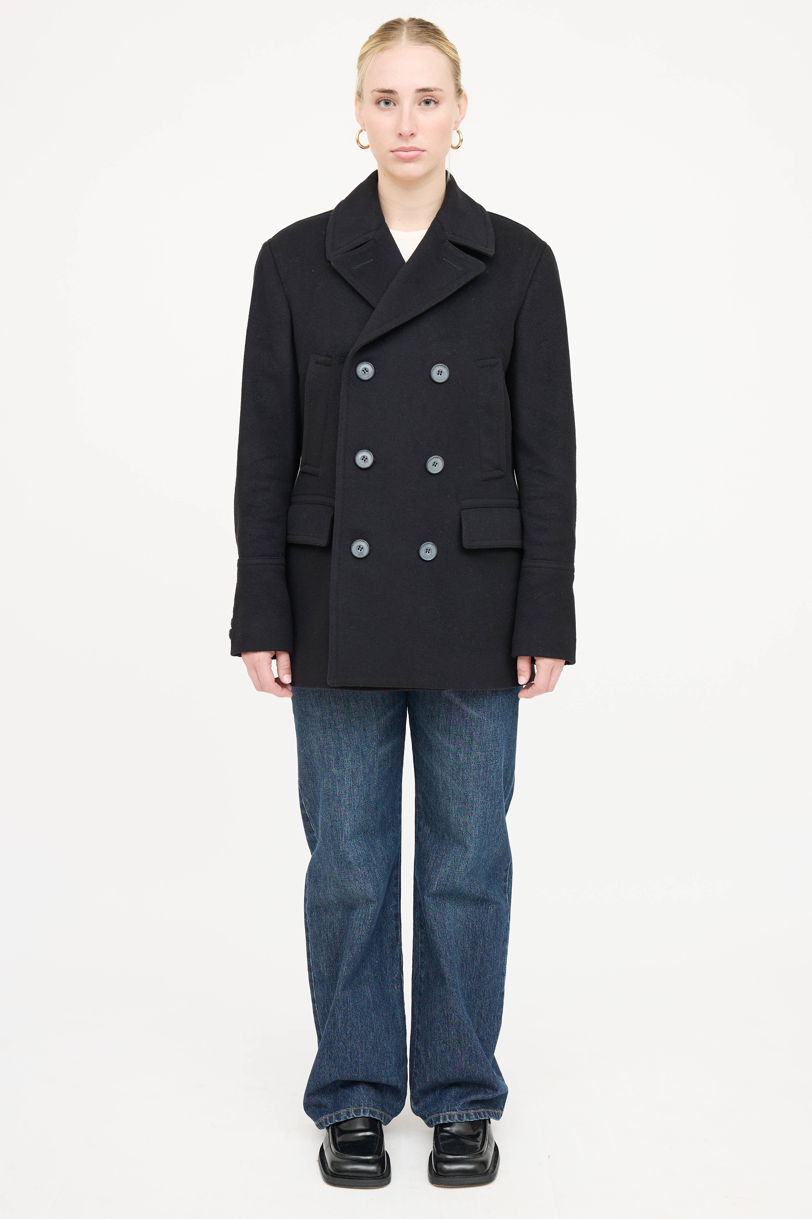 Burberry Wool Double Breasted Jacket