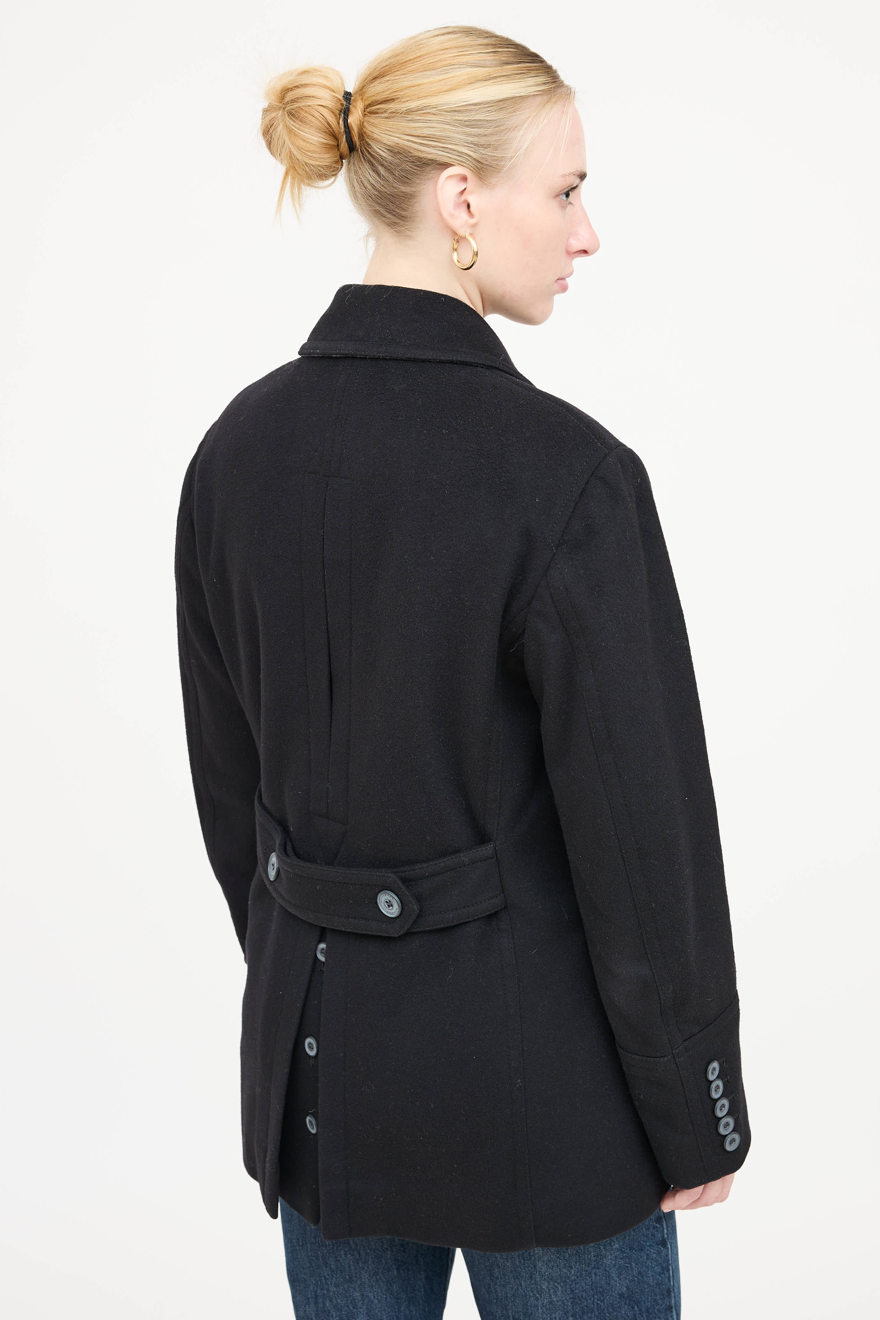 Burberry Wool Double Breasted Jacket