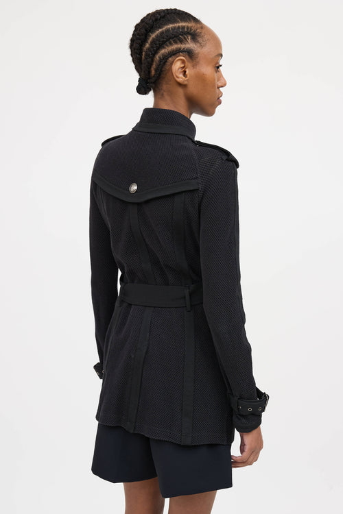 Burberry Knit Trench Coat