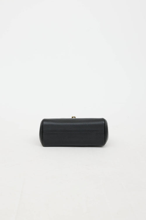Leather Top Handle Bag