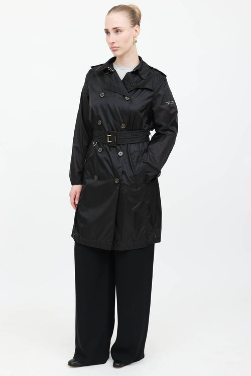 Burberry Sheer Nylon Trench Coat